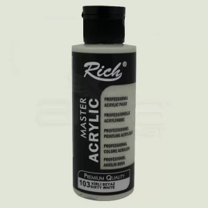 Rich Master Akrilik Boya 120ml 103 Kirli Beyaz