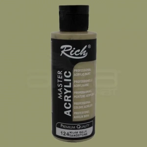 Rich Master Akrilik Boya 120ml 124 Kum Beji