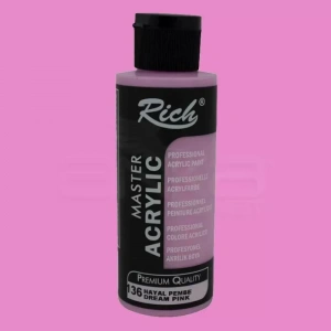 Rich Master Akrilik Boya 120ml 136 Hayal Pembe