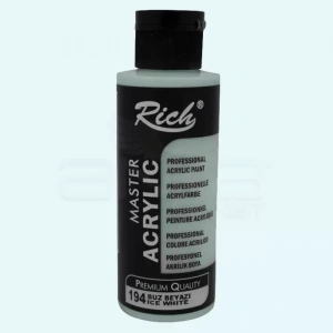 Rich Master Akrilik Boya 120ml 194 Buz Beyazı