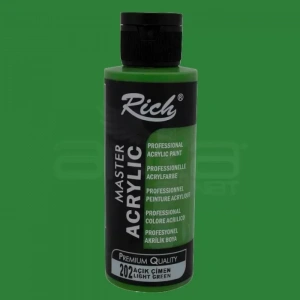 Rich Master Akrilik Boya 120ml 202 Açık Çimen