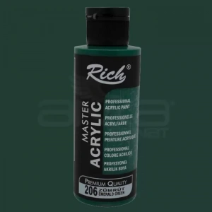 Rich Master Akrilik Boya 120ml 206 Zümrüt