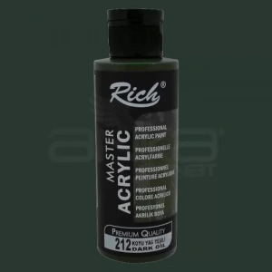 Rich Master Akrilik Boya 120ml 212 Koyu Yağ Yeşili