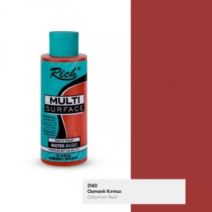 RICH MULTİ AKRİLİK BOYA 2160 OSMANLI KIRMIZI 120 cc