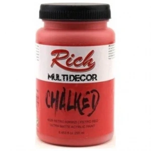 Rich Multi Decor Chalked Boya 250gr 4528 Retro Kırmızı