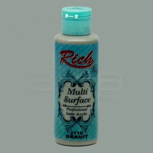 Rich Multi Surface Akrilik Boya 120ml 2110 Granit