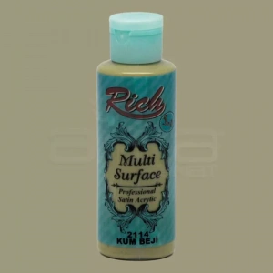 Rich Multi Surface Akrilik Boya 120ml 2114 Kum Beji