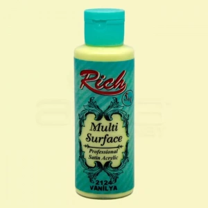 Rich Multi Surface Akrilik Boya 120ml 2124 Vanilya