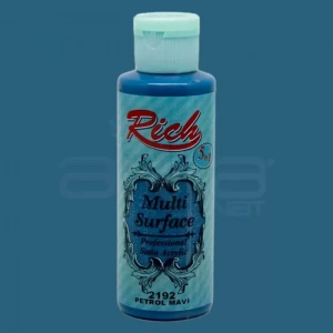 Rich Multi Surface Akrilik Boya 120ml 2192 Petrol Mavi