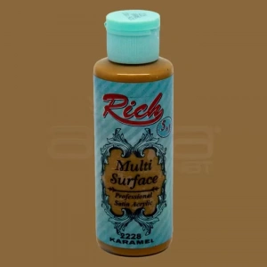 Rich Multi Surface Akrilik Boya 120ml 2228 Karamel