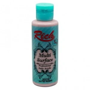 Rich Multi Surface Akrilik Boya 120ml 2270 Antik Pembe