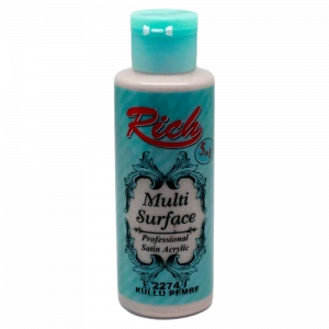 Rich Multi Surface Akrilik Boya 120ml 2274 Küllü Pembe