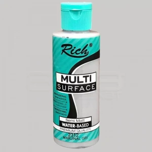 Rich Multi Surface Akrilik Boya 120ml 2312 Marjinal Gri