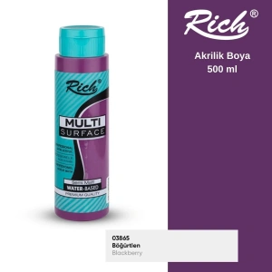 Rich Multi Surface Akrilik Boya 500ml 2172 Böğürtlen