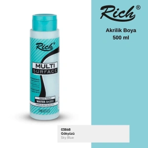 Rich Multi Surface Akrilik Boya 500ml 2188 Gökyüzü