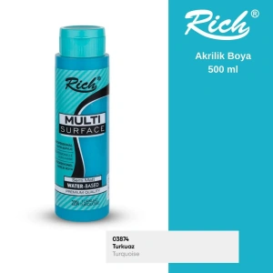 Rich Multi Surface Akrilik Boya 500ml 2204 Turkuaz