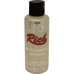 Rich Multi Surface Metalik Her Yüzey İçin Akrilik Boya 120ml 6516 Bal Köpüğü