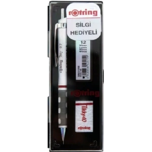 Rotring Tikky Versatil Kalem + Min + Silgi Okul Seti 0.5 mm BEYAZ