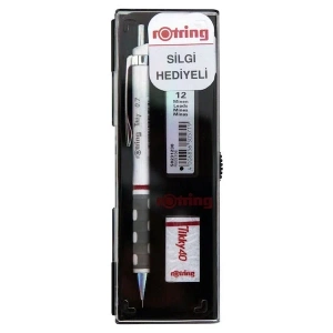 Rotring Tikky Versatil Kalem + Min + Silgi Okul Seti 0.7 mm BEYAZ