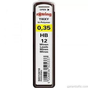 Rotring Tikky Yüksek Kaliteli Kurşun Kalem Ucu 0.3 mm (HB)