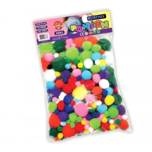 Rubenıs 10 Renk Ponpon Karışık 120 Li 5063