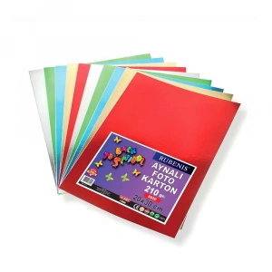 Rubenis 20x30 5 Renk 10’lu Aynalı Karton 5920