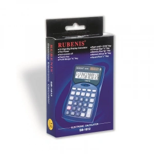 RUBENIS SB-1812 MASA TİPİ HESAP MAKİNESİ 12 HANE