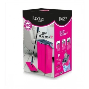 Ruby Flat Mop Temizlik Kova Seti