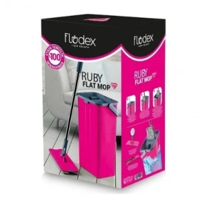 Ruby Flat Mop Temizlik Kova Seti