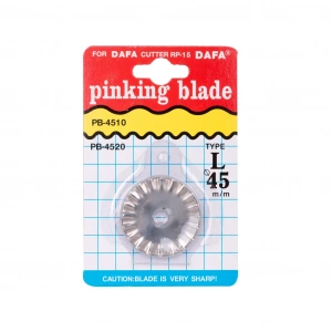 Rulet Kumaş Kesici Yedek Dalgalı Bıçak 45mm