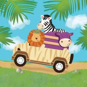 Safari Macerası 16 Lı Peçete