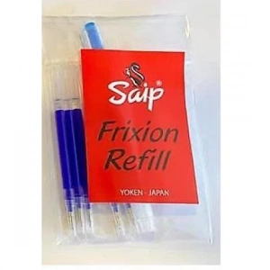 Saip Frixion Kalem Seti MAVİ (Bir Kalem 5 Yedek)