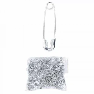 Saip Gümüş Çengelli İğne (22 mm)