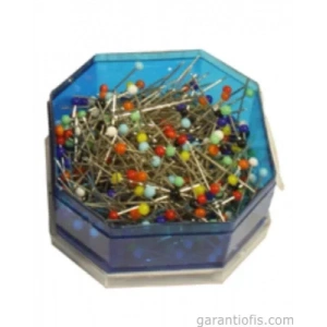 Saip No:32 Cam Başlı Çelik Toplu İğne (50 Gr Kutu)