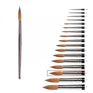 Samur 12 No Sulu Boya Fırçası