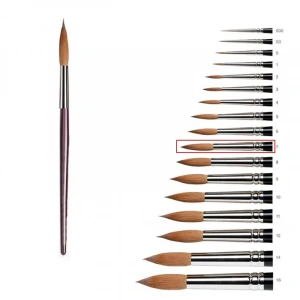 Samur 7 No Sulu Boya Fırçası