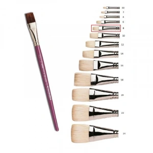 SAMUR 8 No YAĞLI BOYA FIRÇASI