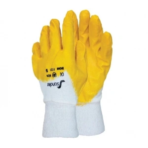 SANDER İŞ GÜVENLİĞİ NİTRİL SARI ELDİVEN NP01 NO 9 - G005582