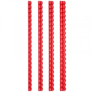 Sarff 8 Mm Delux Kırmızı Plastik Spiral 100 Lü 15312014