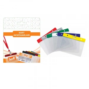 Sarff 9.5x7.5cm Karışık Renk Kart Poşeti Blister - 10adet