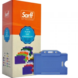 Sarff Açık Mavi Sert Kart Kabı - 50adet