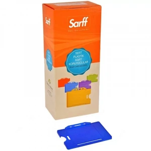 Sarff Kart Kabı Mavi Yatay 50 Li 15323013