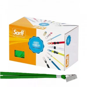 Sarff Klipsli Yeşil Askı İpi 50 Li 15311213