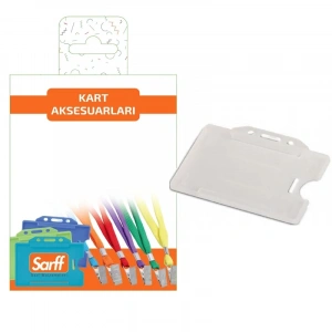 Sarff Şeffaf Sert Kart Kabı Blister - 10adet