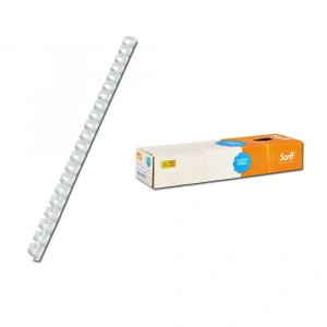 Sarff Spiral Plastik Delux 6 mm 100lü Beyaz