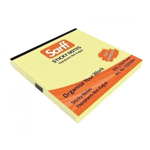 SARFF YAPIŞKANLI NOT KAĞIDI 50x75 100 YAPRAK SARI (15325003)