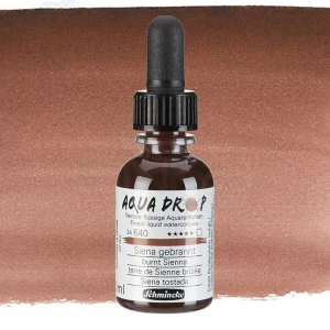 Schmincke Aqua Drop Sıvı Sulu Boya 30ml 640 Burnt Sienna