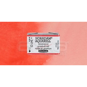 Schmincke Horadam Aquarell 1/1 Tablet 341 Geranium Red Seri 3
