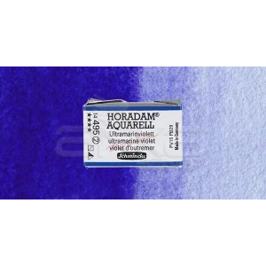 Schmincke Horadam Aquarell 1/1 Tablet 495 Ultramarine Violet Seri 2