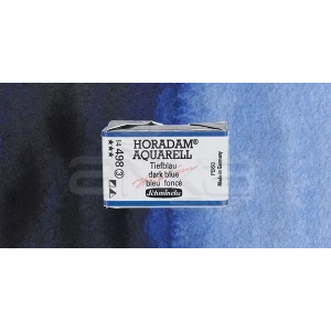 Schmincke Horadam Aquarell 1/1 Tablet 498 Dark Blue Indigo Seri 3